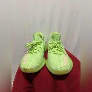 YEZZY ADIDAS men  Neon Green Sneakers